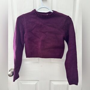 Garage Plum Knit Top